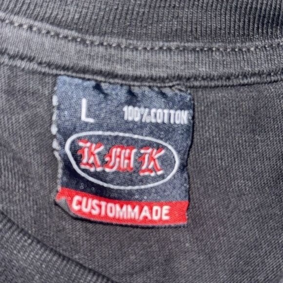 The Rolling Stones Paris Concert T-Shirt L KSHK Custommade 100% Cotton Black - Picture 4 of 8